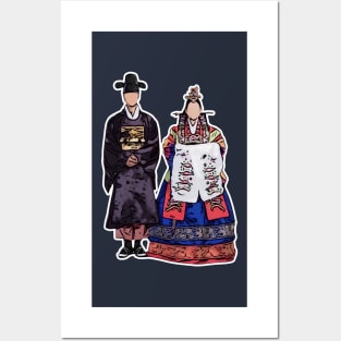 Korean Wedding in Hanbok Posters and Art